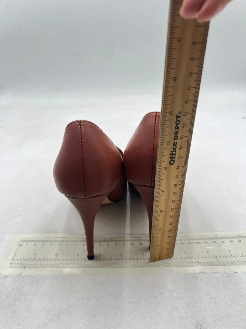 YDN Brown High Heel Pumps Slip on Pointed Toe Loafers All Season Office Shoes